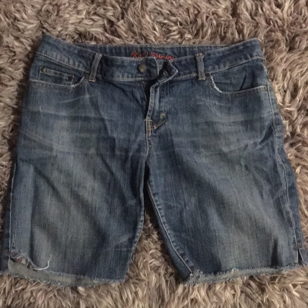 Kali denim Bermuda jean shorts cut offs